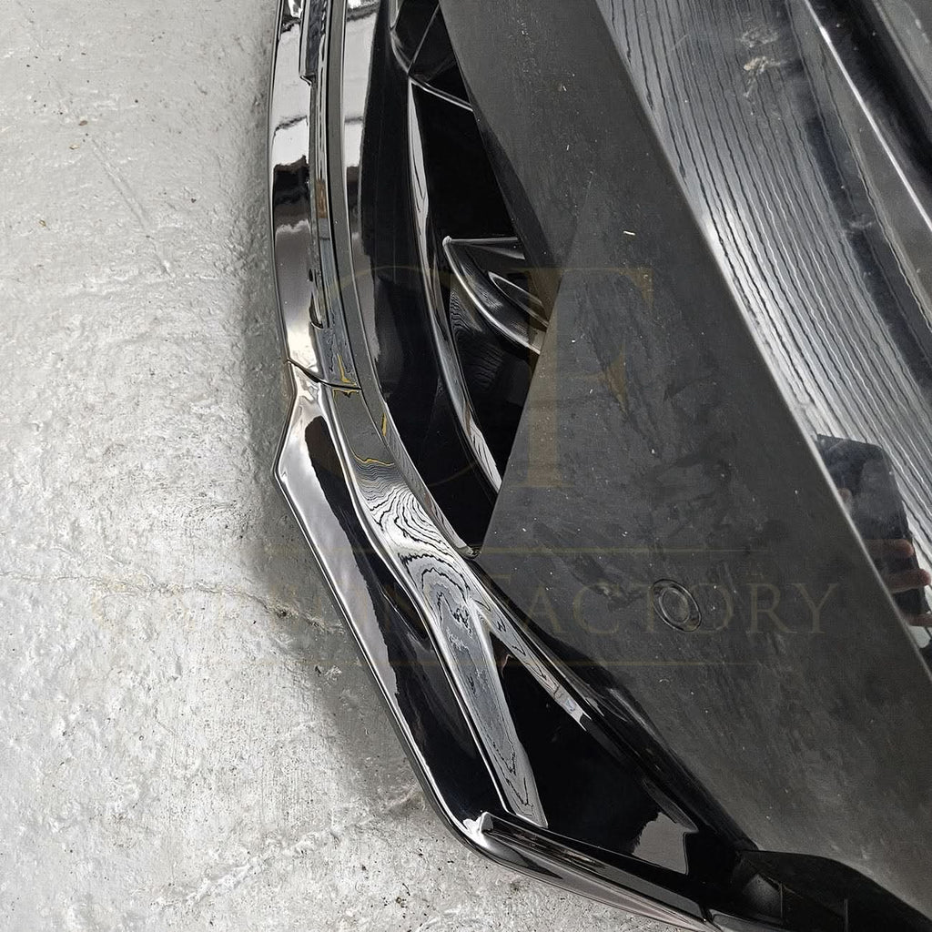 MP Style Gloss Black Front Splitter 3 Pieces for BMW G80 M3 G82 G83 M4 21-Present