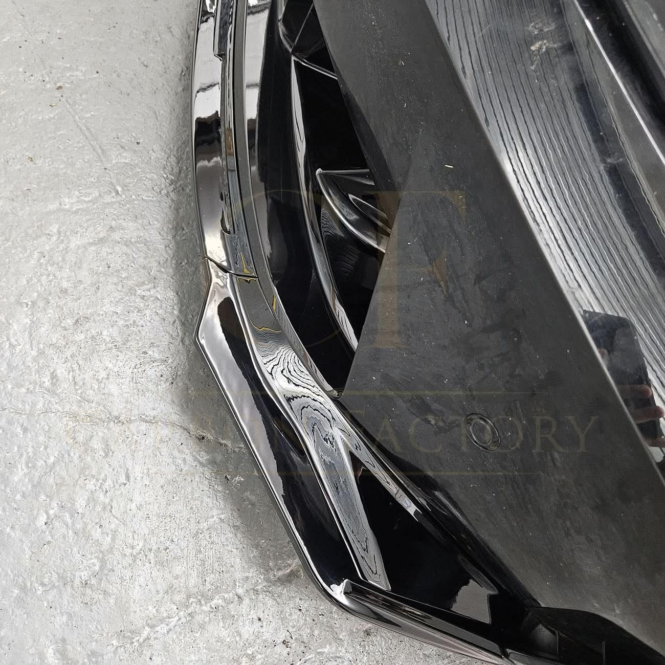 MP Style Gloss Black Front Splitter 3 Pieces for BMW G80 M3 G82 G83 M4 21-Present