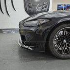 MP Style Gloss Black Front Splitter 3 Pieces for BMW G80 M3 G82 G83 M4 21-Present