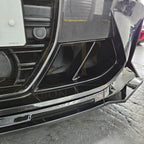 MP Style Gloss Black Front Splitter 3 Pieces for BMW G80 M3 G82 G83 M4 21-Present