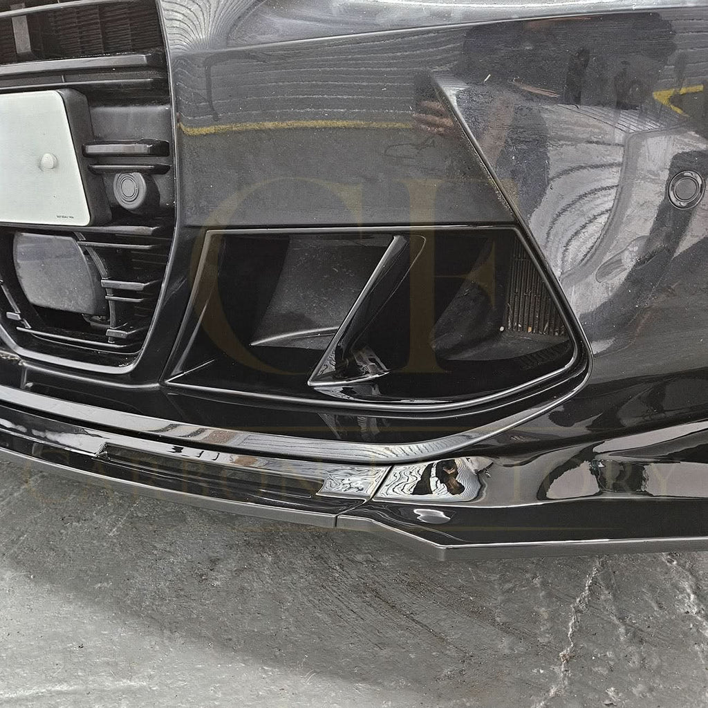 MP Style Gloss Black Front Splitter 3 Pieces for BMW G80 M3 G82 G83 M4 21-Present