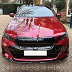 MP Style Gloss Black Front Splitter 4 Pieces for BMW G60 5 Series 24-Present