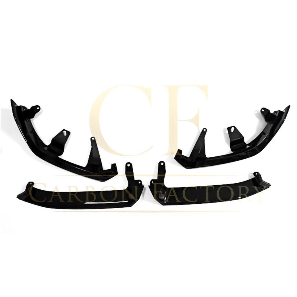 MP Style Gloss Black Front Splitter 4 Pieces for BMW G60 5 Series 24-Present