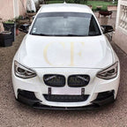 MP Style Gloss Black Front Splitter (4 pieces kit) for BMW F20 1 Series Pre-LCI 12-14