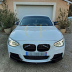MP Style Gloss Black Front Splitter (4 pieces kit) for BMW F20 1 Series Pre-LCI 12-14