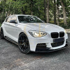 MP Style Gloss Black Front Splitter (4 pieces kit) for BMW F20 1 Series Pre-LCI 12-14