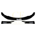 MP Style Gloss Black Front Splitter (4 pieces kit) for BMW F20 1 Series Pre-LCI 12-14