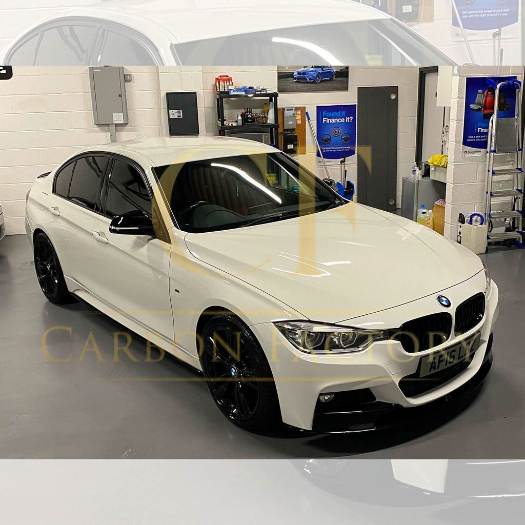 MP Style Gloss Black Front Splitter Bottom Piece for BMW F30 F31 3 Series M Sport 12-19