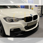 MP Style Gloss Black Front Splitter Bottom Piece for BMW F30 F31 3 Series M Sport 12-19
