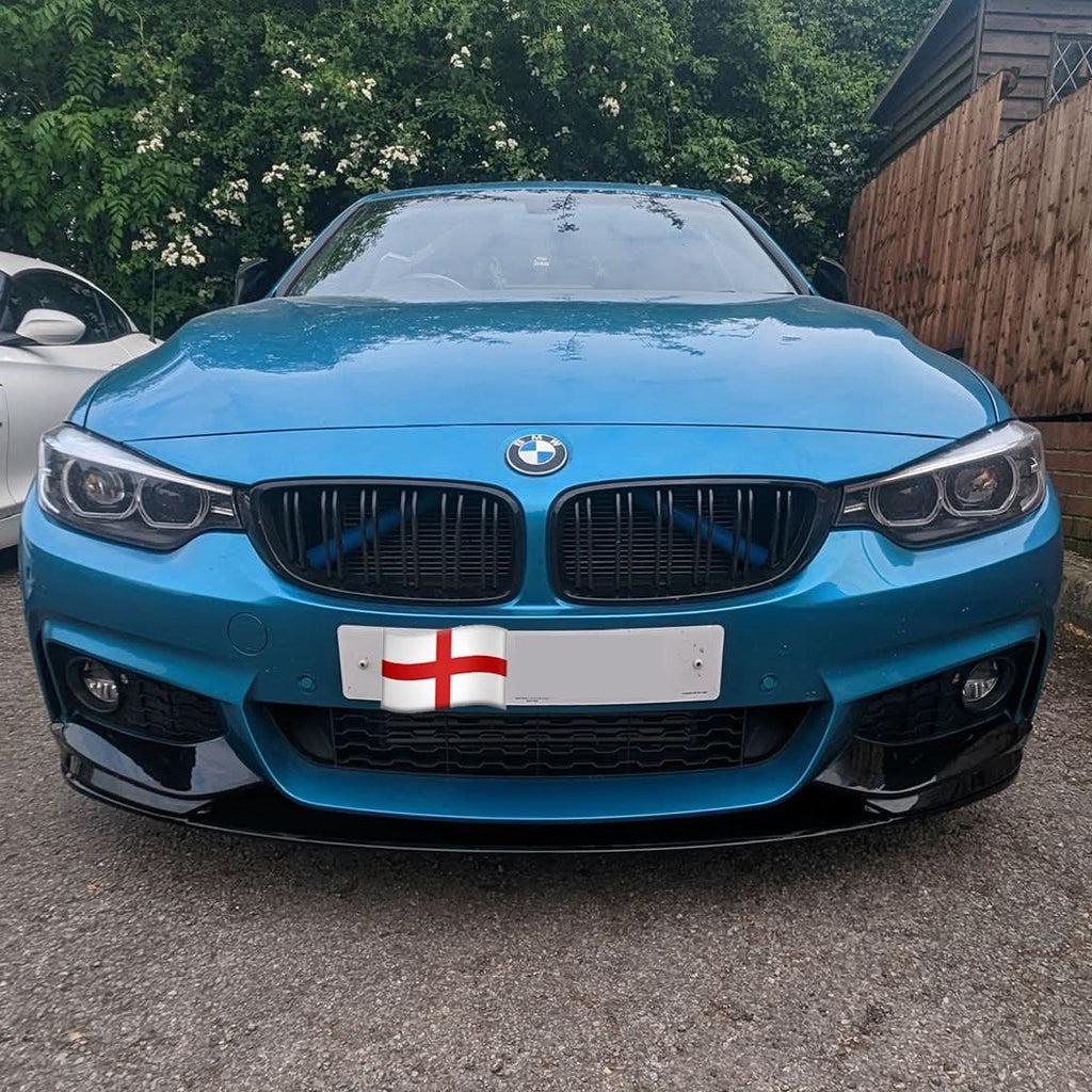 MP Style Gloss Black Front Splitter Bottom Piece for BMW F32 F33 F36 4 Series 14-20