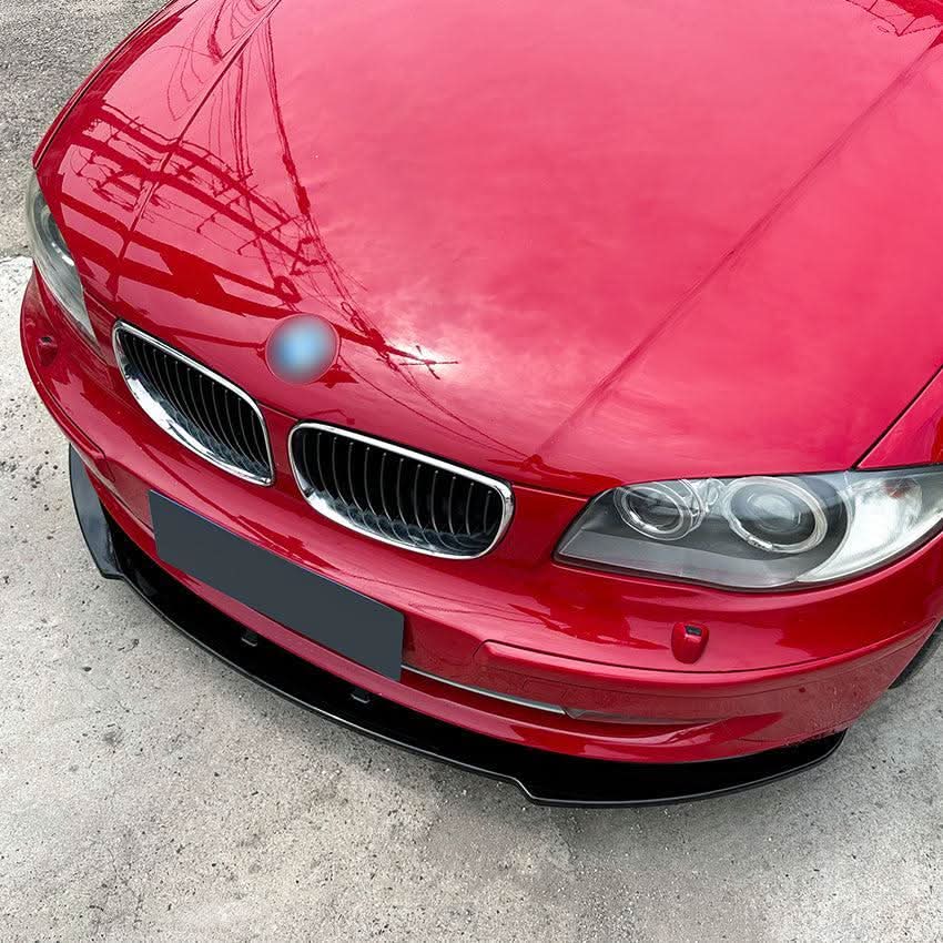 MP Style Gloss Black Front Splitter for BMW 1 Series E81 E82 E88 E87 2007-2013