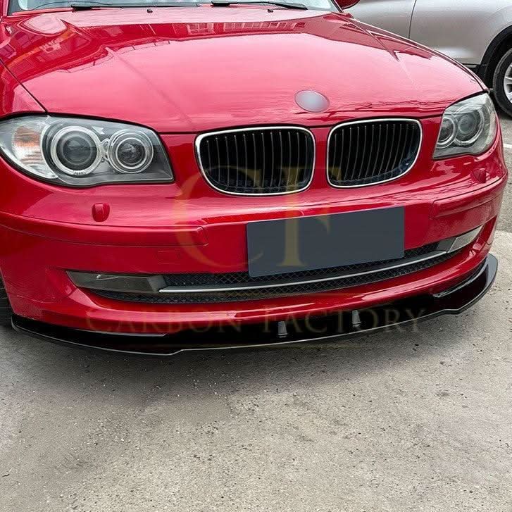MP Style Gloss Black Front Splitter for BMW 1 Series E81 E82 E88 E87 2007-2013