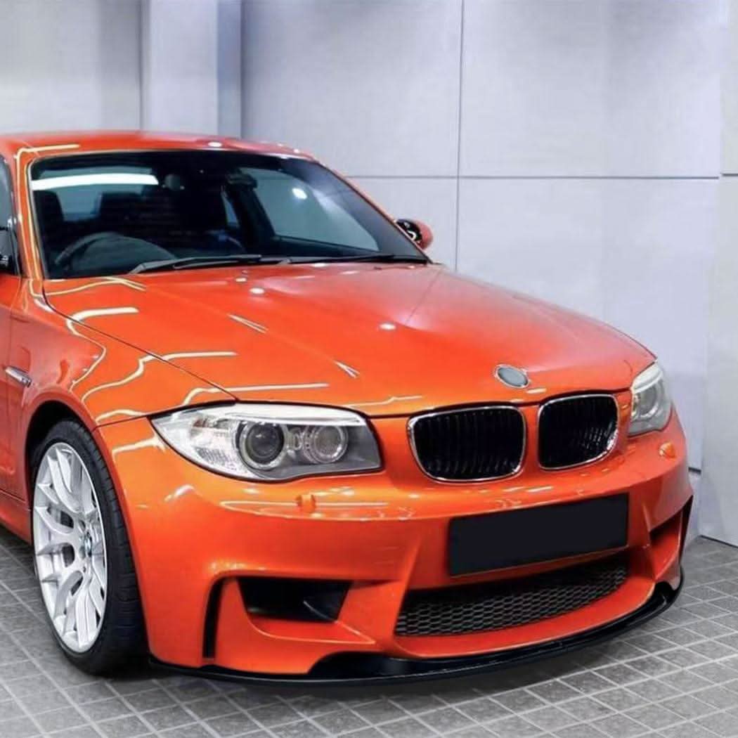 MP Style Gloss Black Front Splitter for BMW 1 Series E82 1M 2007-2013