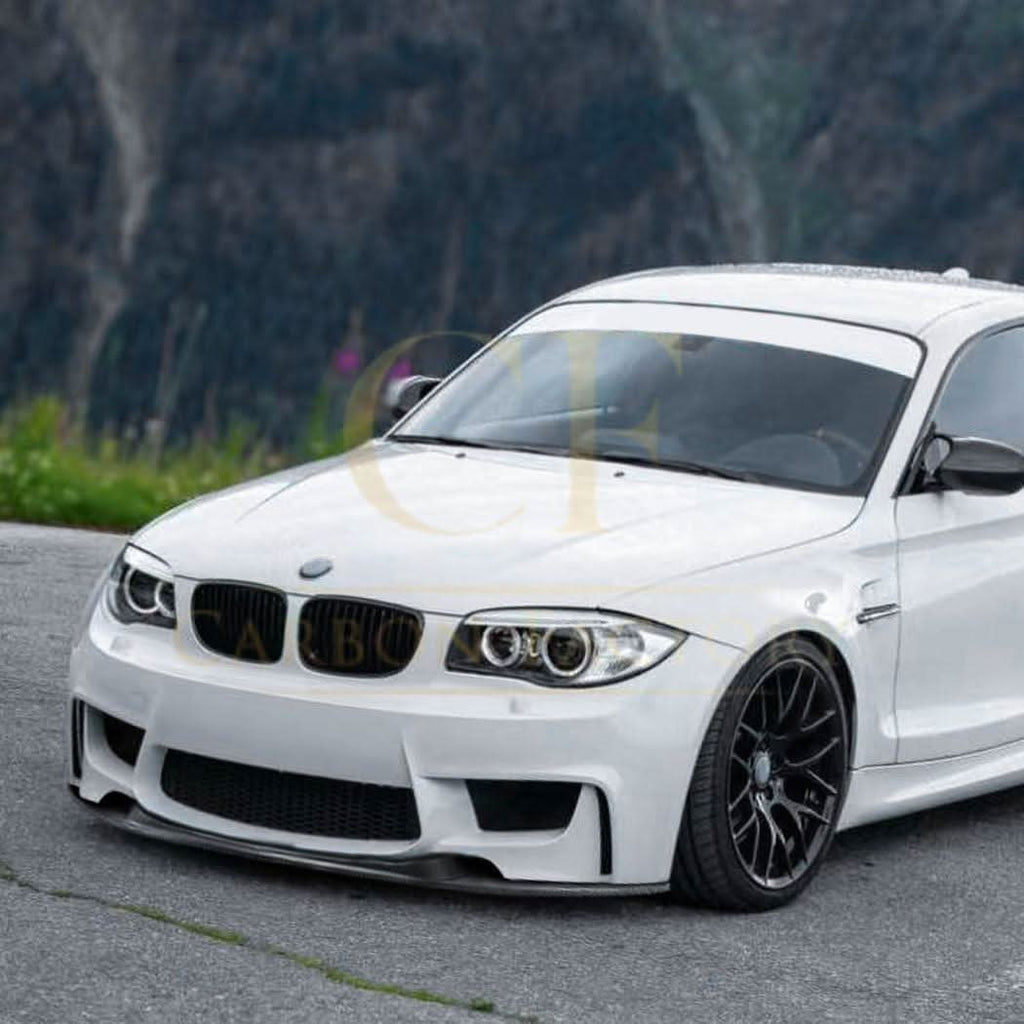 MP Style Gloss Black Front Splitter for BMW 1 Series E82 1M 2007-2013