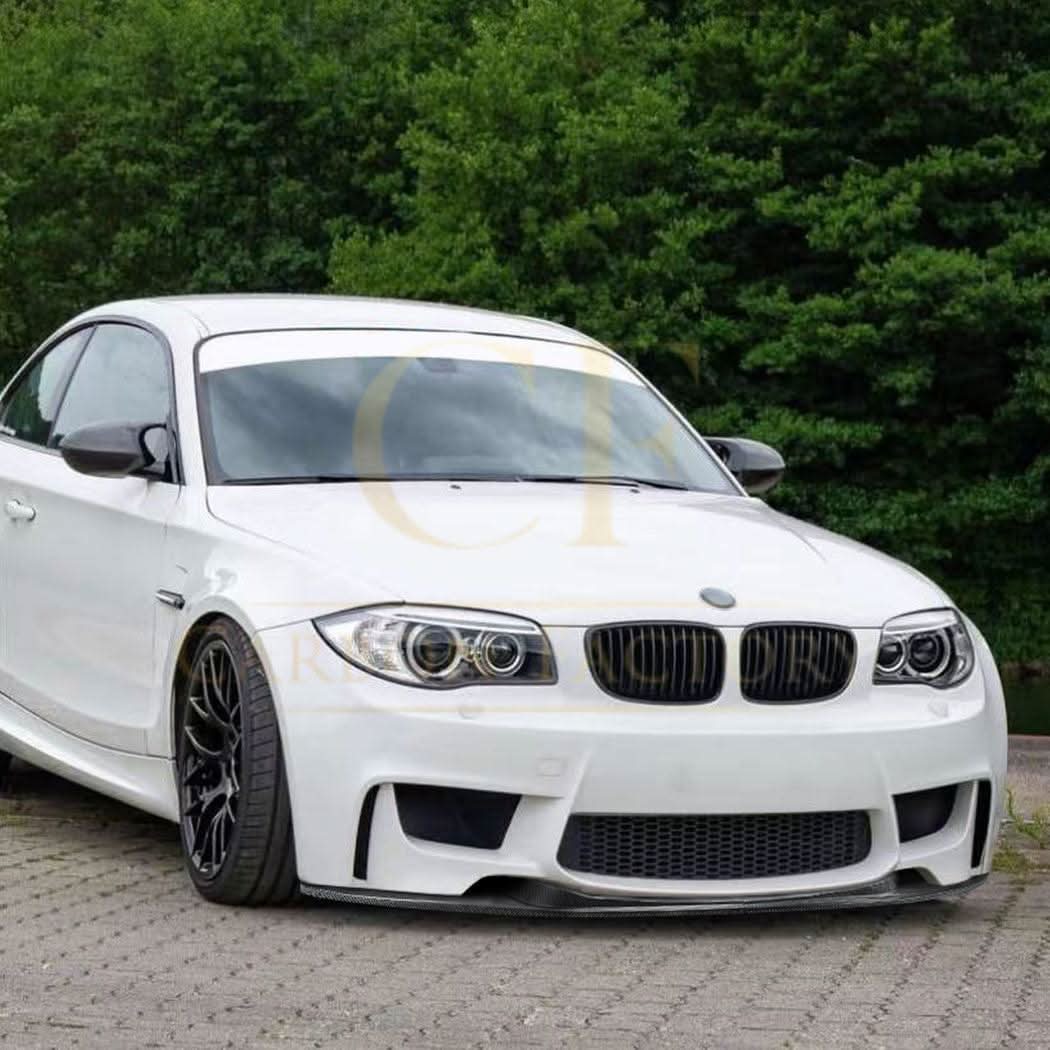 MP Style Gloss Black Front Splitter for BMW 1 Series E82 1M 2007-2013