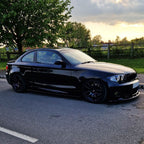 MP Style Gloss Black Front Splitter for BMW 1 Series E82 E88 2007-2013