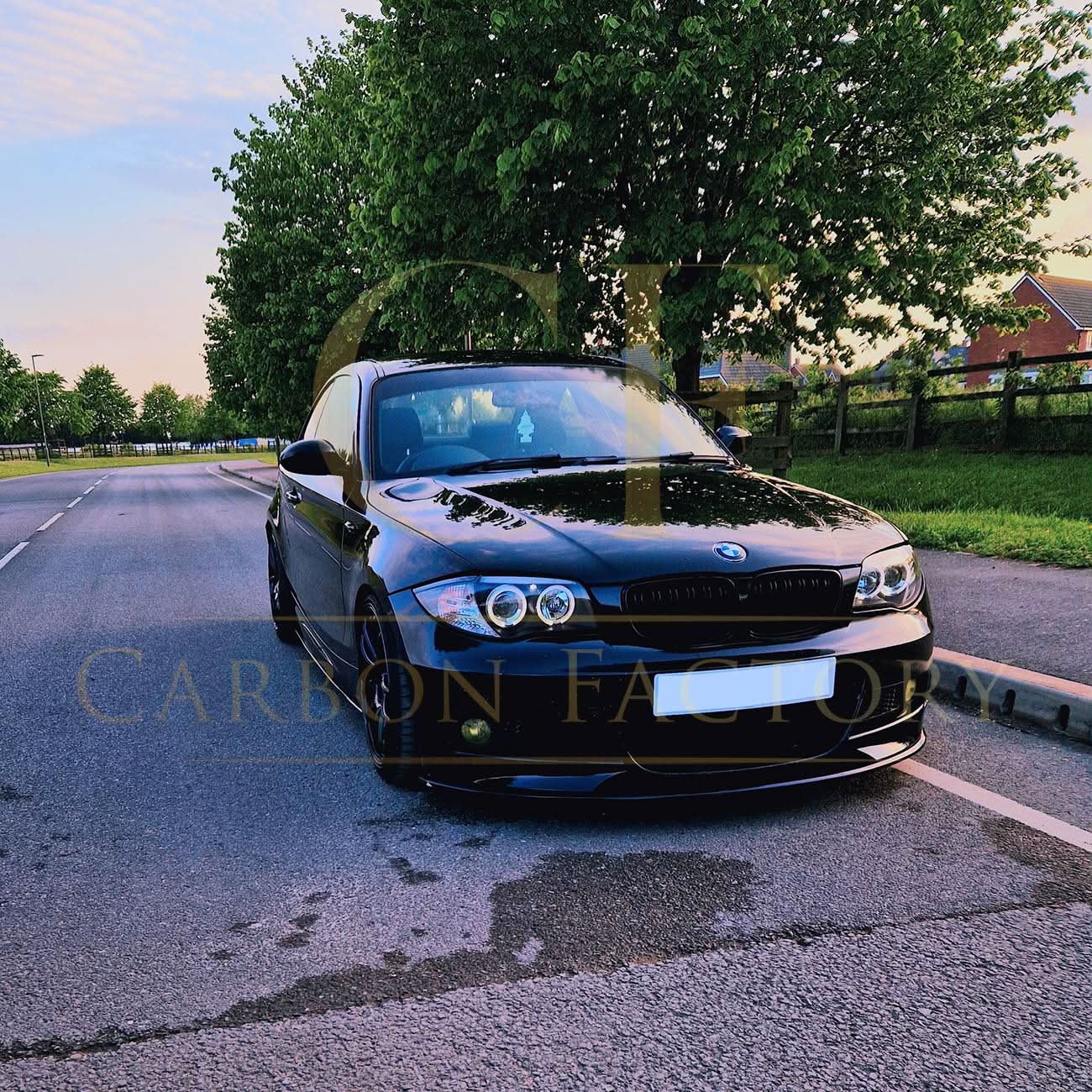 MP Style Gloss Black Front Splitter for BMW 1 Series E82 E88 2007-2013
