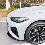 MP Style Gloss Black Front Splitter for BMW 4 Series G26 Gran Coupe i4 21-24