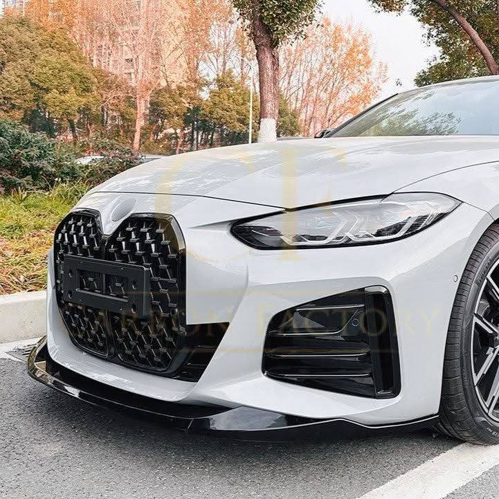 MP Style Gloss Black Front Splitter for BMW 4 Series G26 Gran Coupe i4 21-24