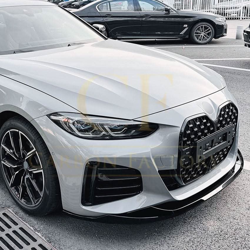 MP Style Gloss Black Front Splitter for BMW 4 Series G26 Gran Coupe i4 21-24