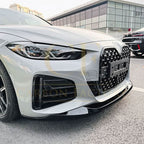 MP Style Gloss Black Front Splitter for BMW 4 Series G26 Gran Coupe i4 21-24