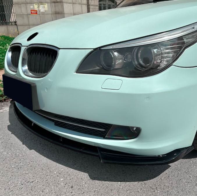 MP Style Gloss Black Front Splitter for BMW E60 E61 5 Series LCI 08-10