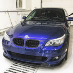 MP Style Gloss Black Front Splitter for BMW E60 E61 5 Series M Sport 05-10