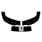 MP Style Gloss Black Front Splitter for BMW E60 E61 5 Series M Sport 05-10