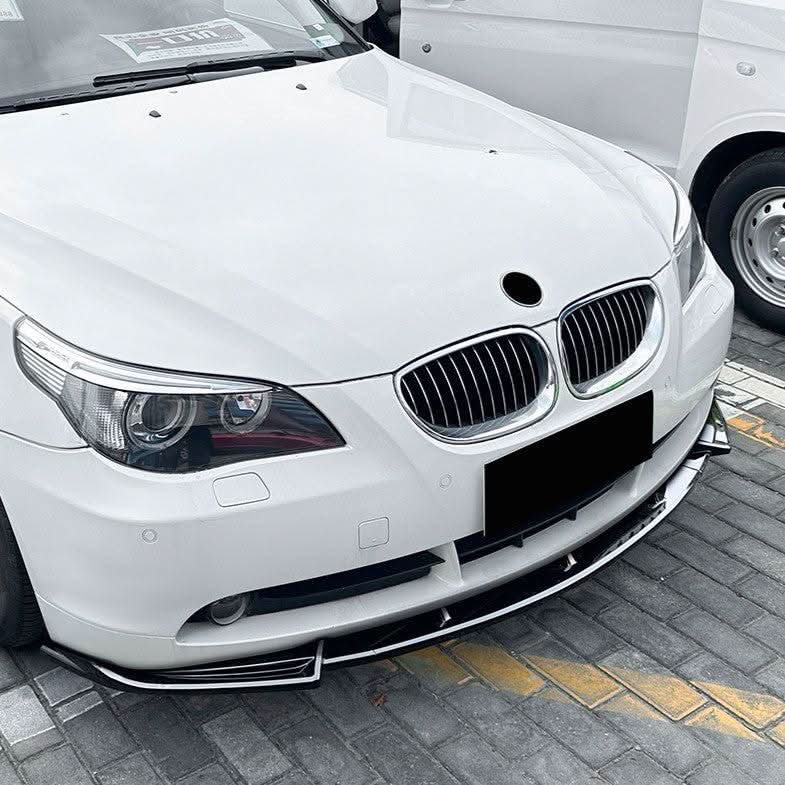 MP Style Gloss Black Front Splitter for BMW E60 E61 5 Series Pre LCI 05-07