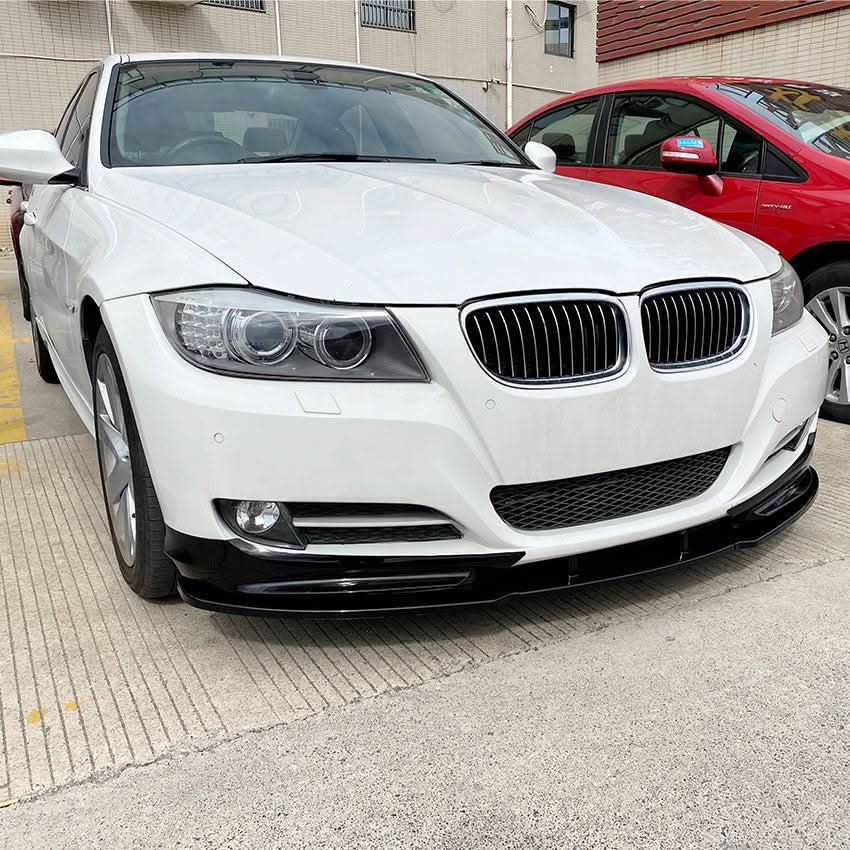MP Style Gloss Black Front Splitter for BMW E90 E91 3 Series LCI Standard model 09-13