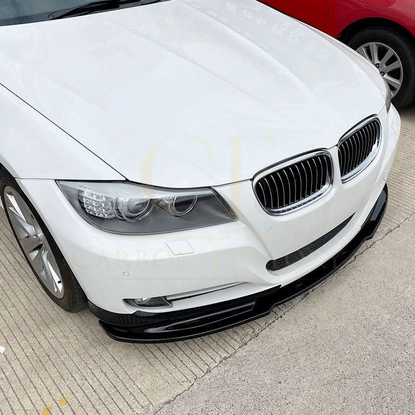 MP Style Gloss Black Front Splitter for BMW E90 E91 3 Series LCI Standard model 09-13