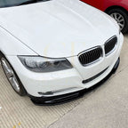 MP Style Gloss Black Front Splitter for BMW E90 E91 3 Series LCI Standard model 09-13