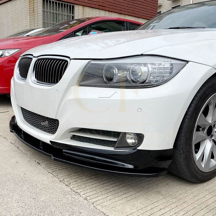 MP Style Gloss Black Front Splitter for BMW E90 E91 3 Series LCI Standard model 09-13