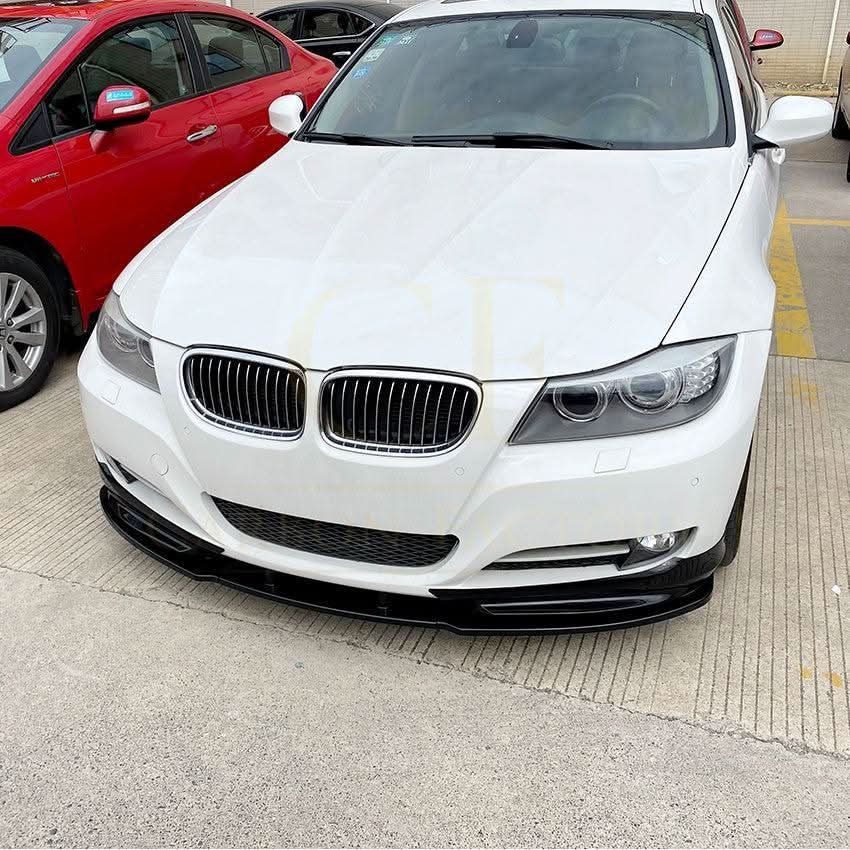 MP Style Gloss Black Front Splitter for BMW E90 E91 3 Series LCI Standard model 09-13