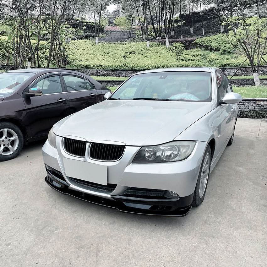 MP Style Gloss Black Front Splitter for BMW E90 E91 3 Series Pre-LCI Standard model 05-08