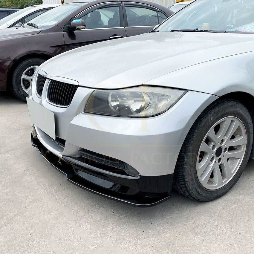 MP Style Gloss Black Front Splitter for BMW E90 E91 3 Series Pre-LCI Standard model 05-08