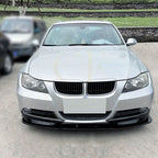 MP Style Gloss Black Front Splitter for BMW E90 E91 3 Series Pre-LCI Standard model 05-08