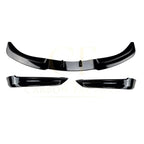 MP Style Gloss Black Front Splitter for BMW E90 E91 3 Series Pre-LCI Standard model 05-08