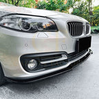MP Style Gloss Black Front Splitter for BMW F10 F11 5 Series LCI Standard model 15-17