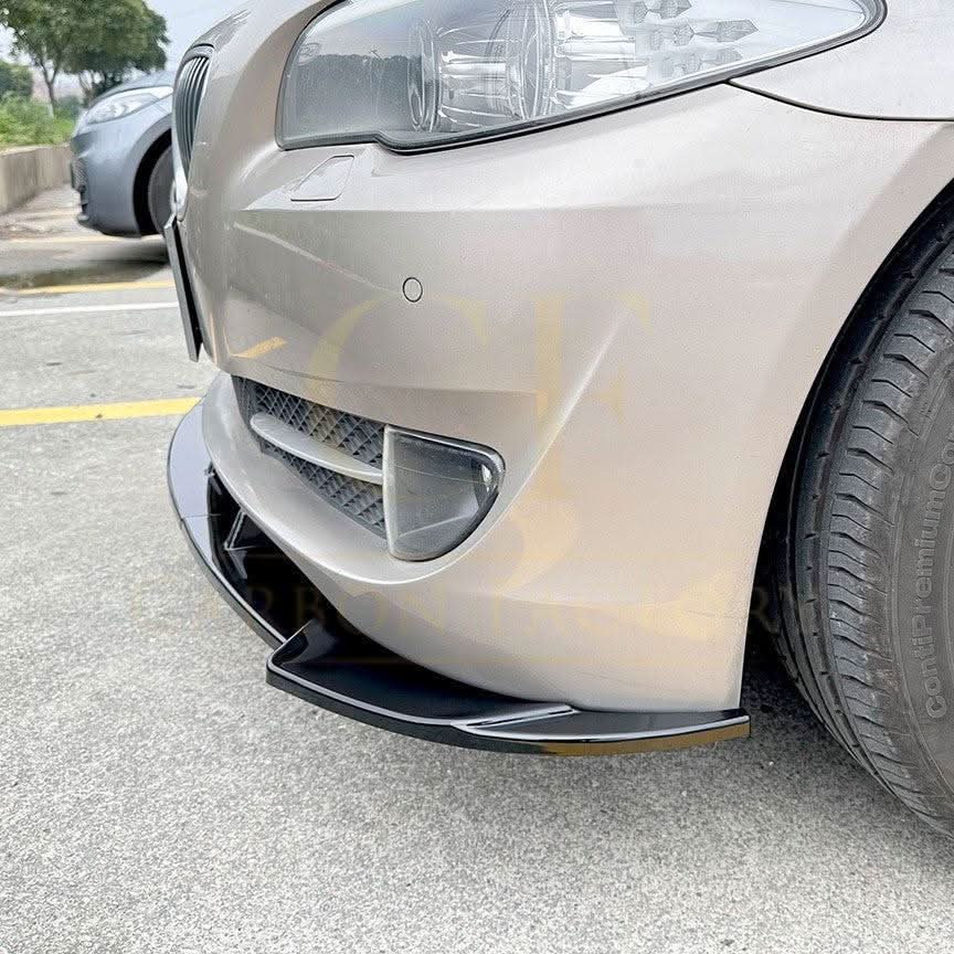 MP Style Gloss Black Front Splitter for BMW F10 F11 5 Series Pre-LCI Standard model 10-14
