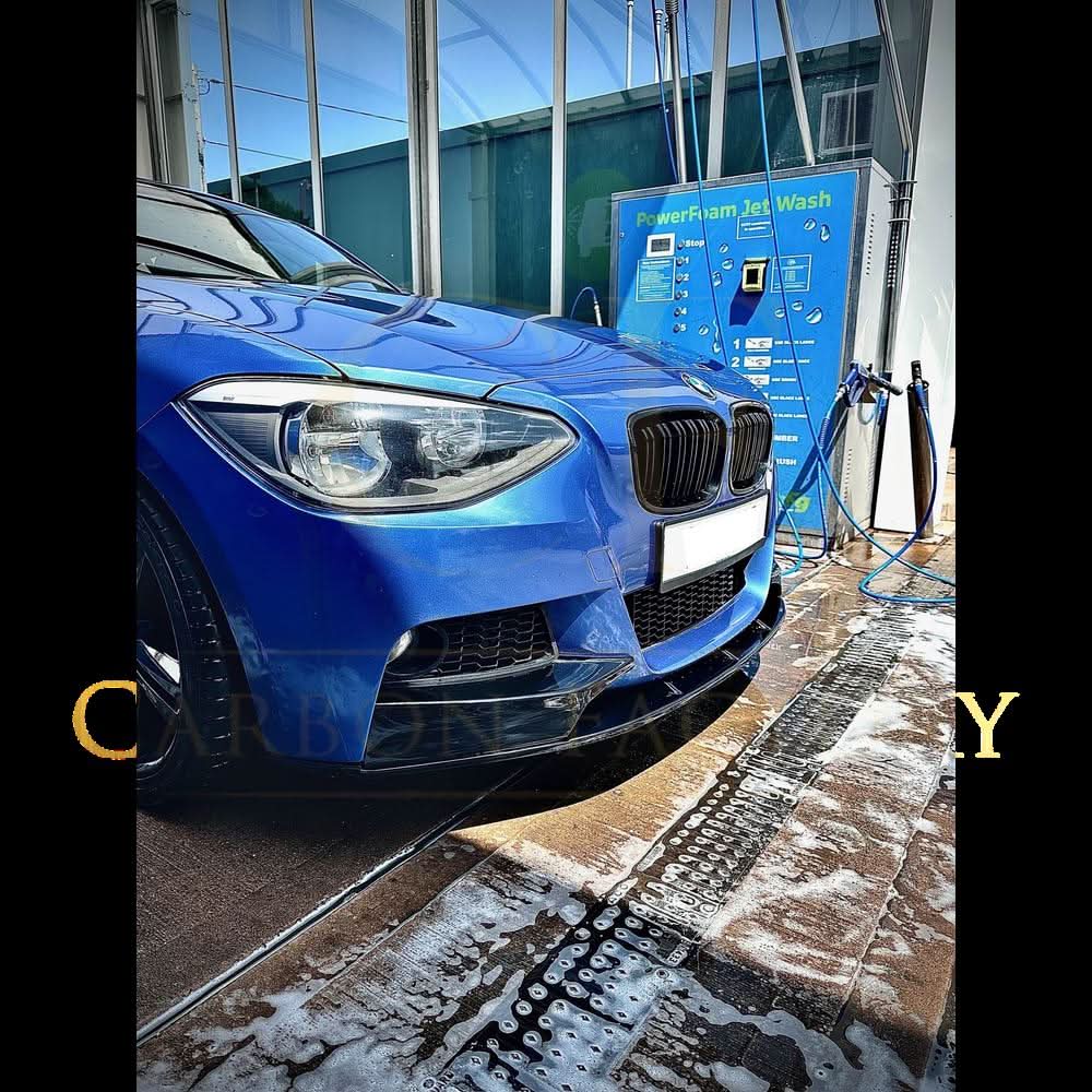 MP Style Gloss Black Front Splitter for BMW F20 1 Series Pre-LCI 12-14