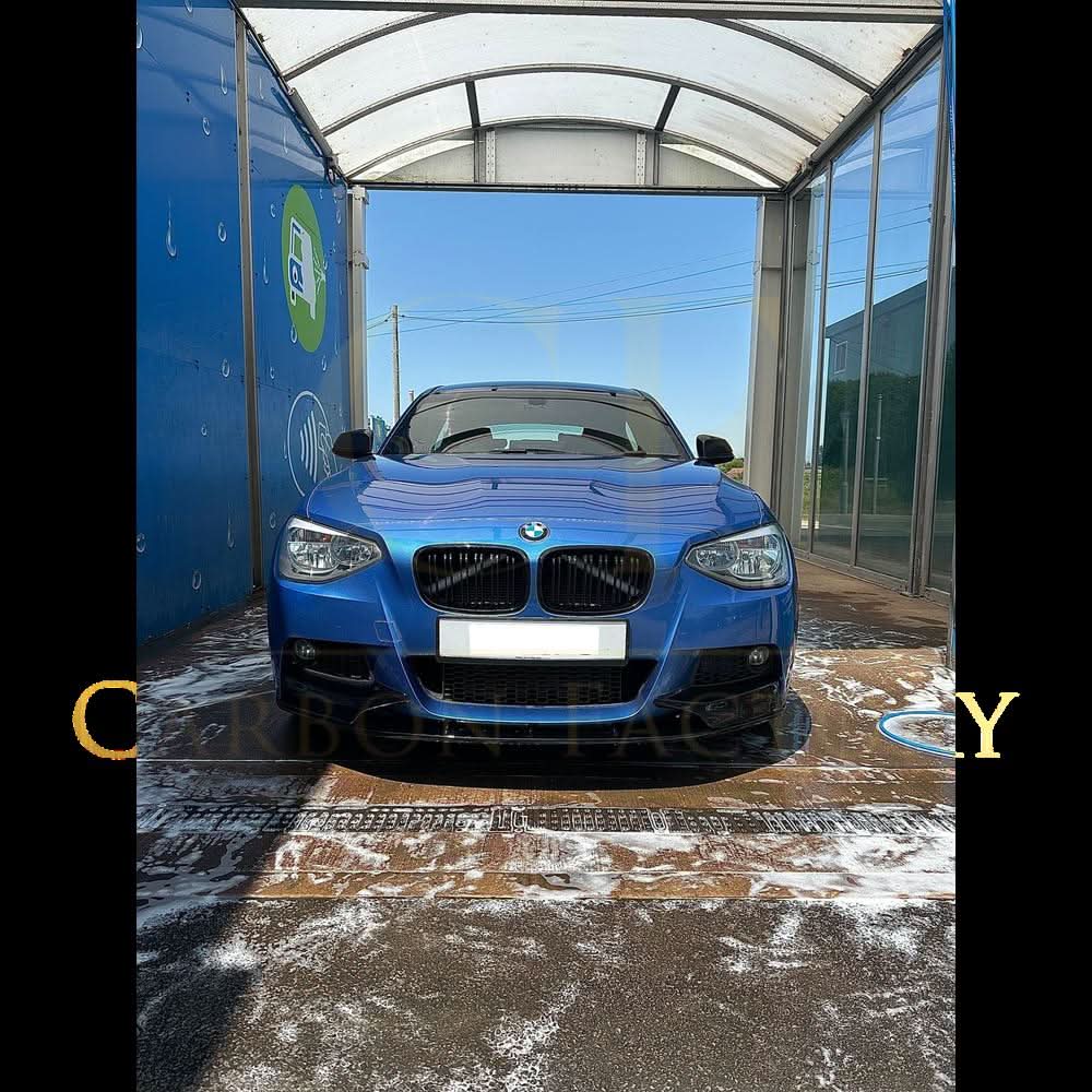 MP Style Gloss Black Front Splitter for BMW F20 1 Series Pre-LCI 12-14