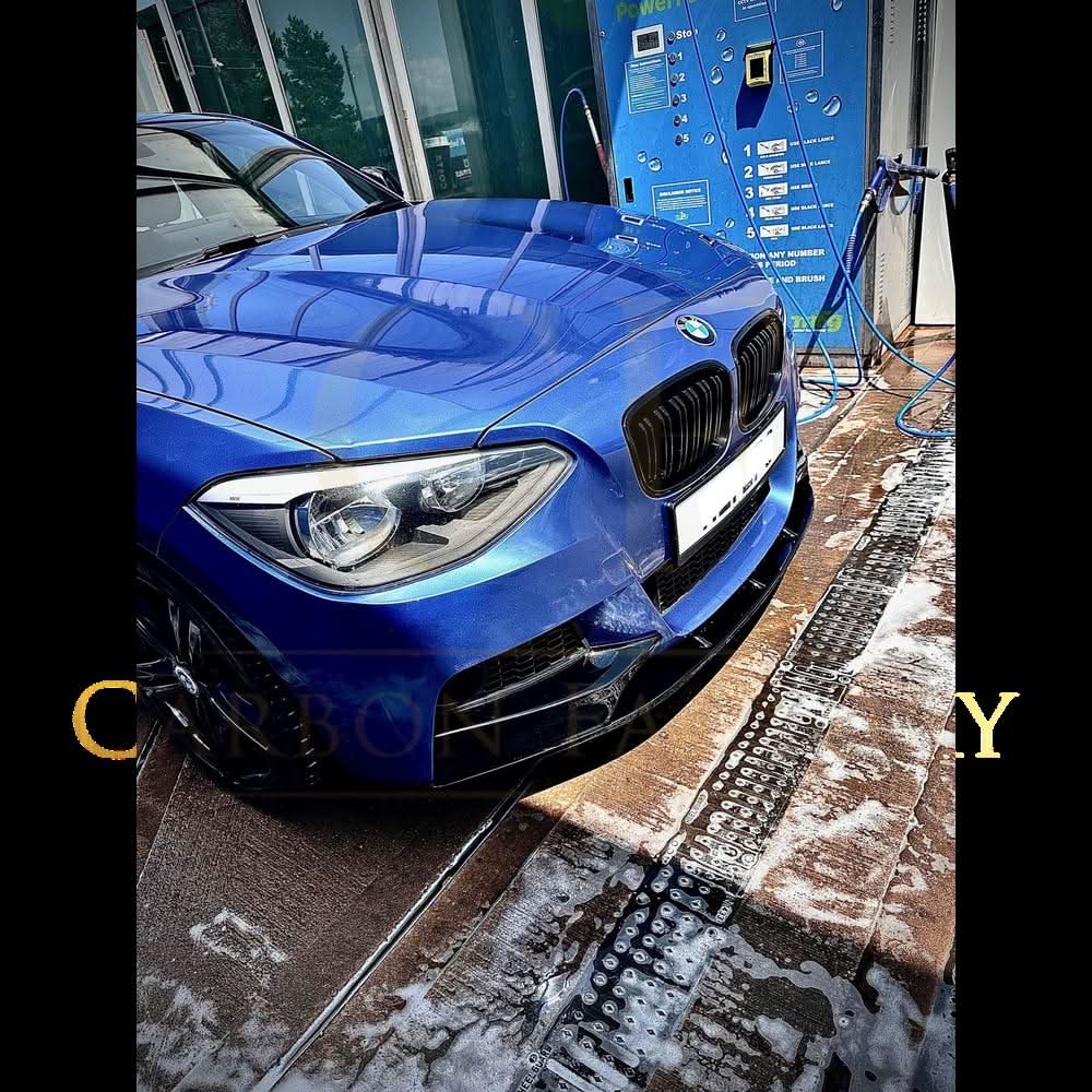 MP Style Gloss Black Front Splitter for BMW F20 1 Series Pre-LCI 12-14