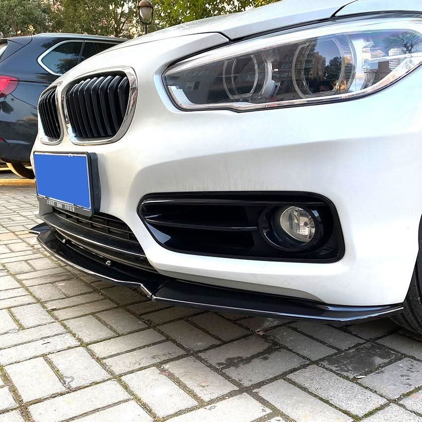 MP Style Gloss Black Front Splitter for BMW F20 F21 1 Series LCI Standard model 15-19