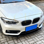MP Style Gloss Black Front Splitter for BMW F20 F21 1 Series LCI Standard model 15-19