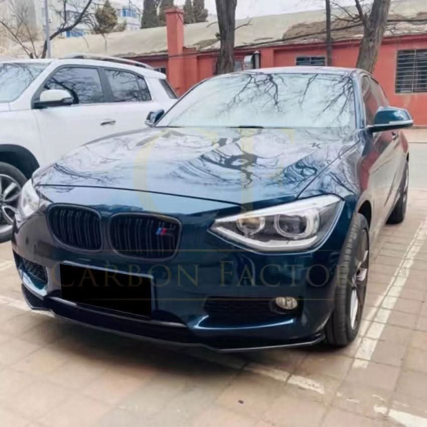 MP Style Gloss Black Front Splitter for BMW F20 F21 1 Series LCI Standard model 15-19