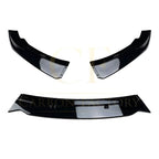 MP Style Gloss Black Front Splitter for BMW F20 F21 1 Series LCI Standard model 15-19