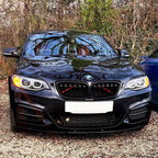 MP Style Gloss Black Front Splitter for BMW F22 2 Series M Sport 14-Present