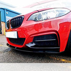 MP Style Gloss Black Front Splitter for BMW F22 2 Series M Sport 14-Present