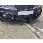 MP Style Gloss Black Front Splitter for BMW F22 2 Series M Sport 14-Present